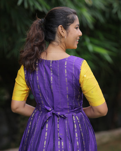 Manimegalai | Maternity Maxi with Full Lining [Center Zip]
