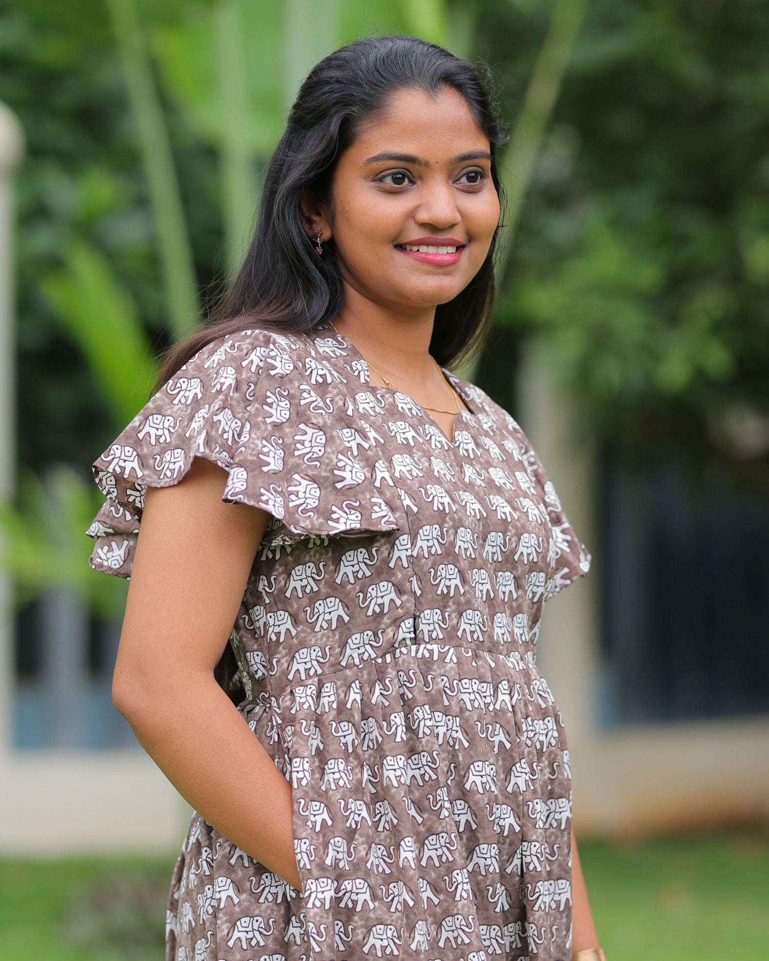 Little Mee | Maternity Maxi [Double Side Zips]