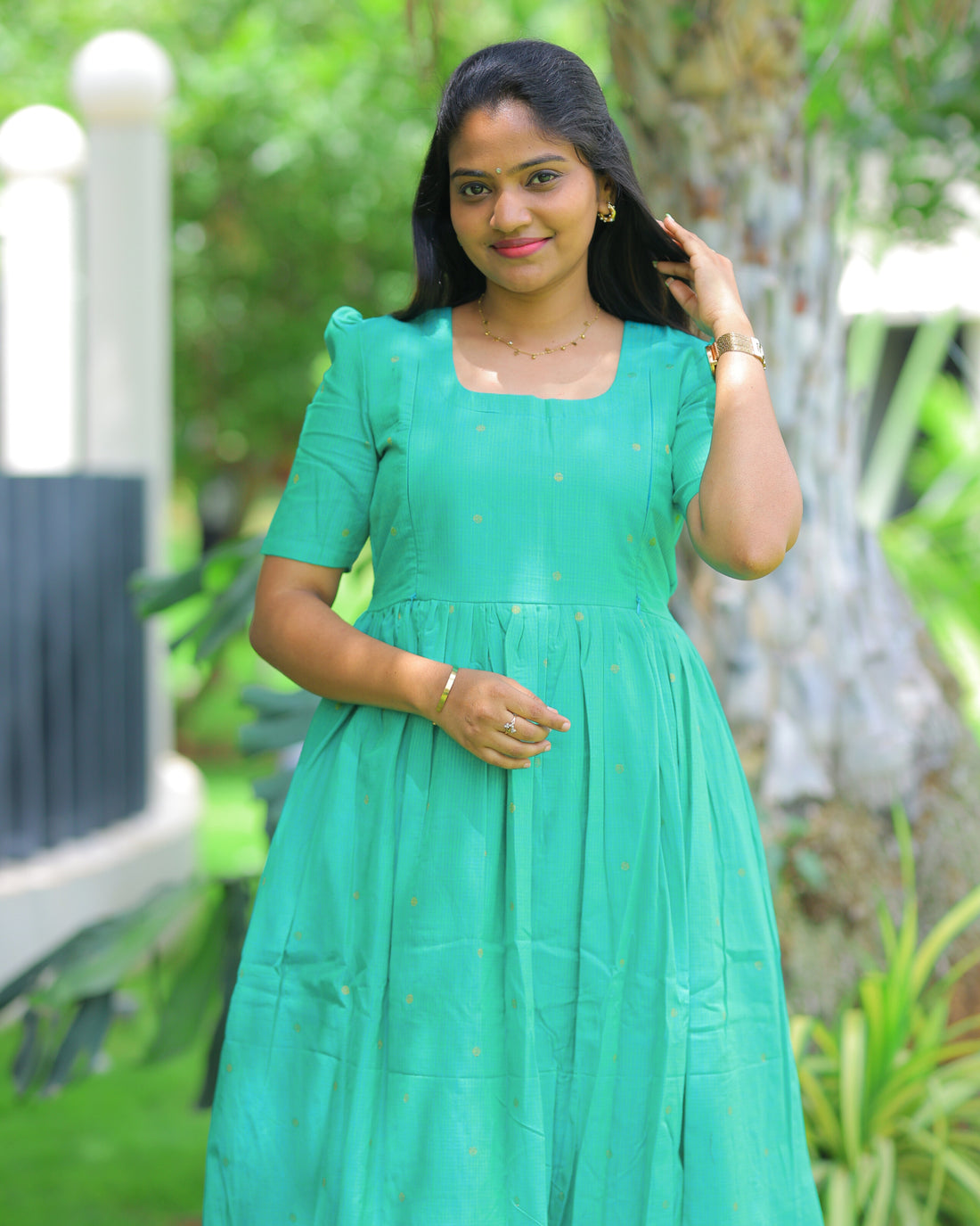 Mythili | Maternity Maxi with Full Lining [Double Side Zips] - Only S Size
