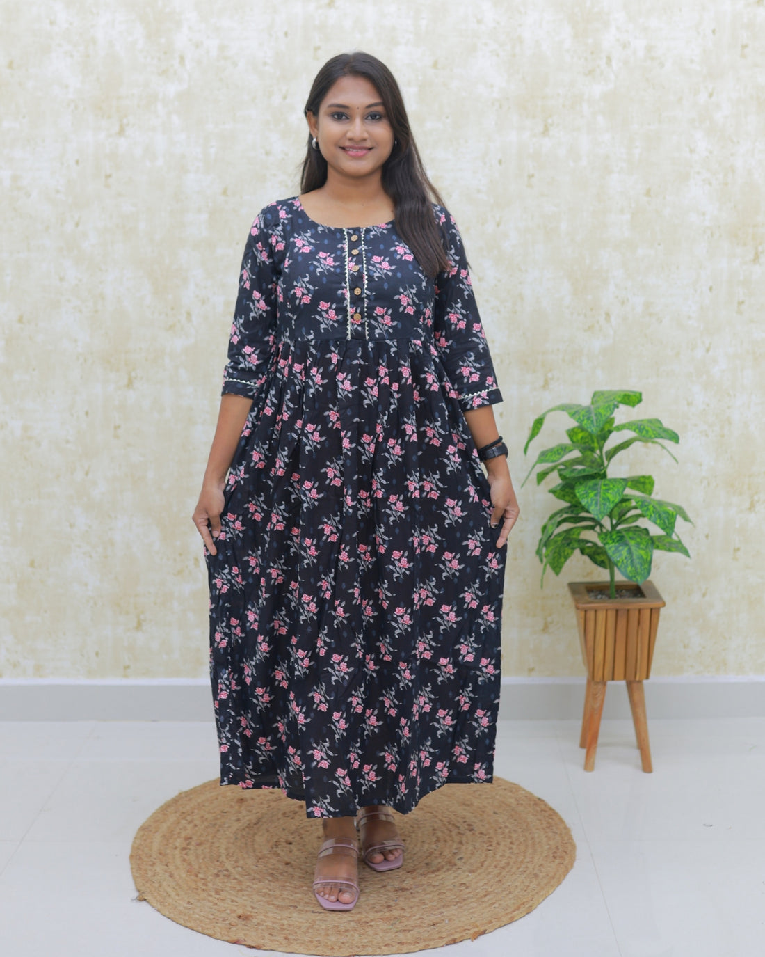 Aarthi | Maternity Cotton Kurti