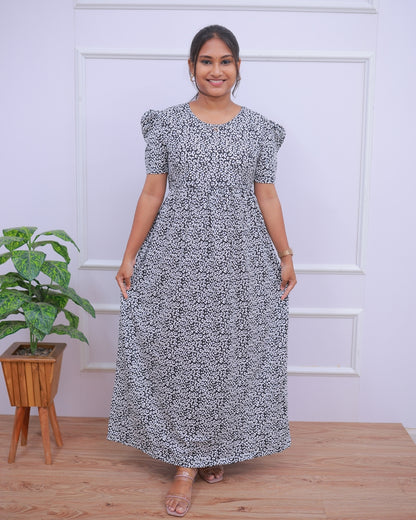 Giri | Casual Non-Maternity Loungewear - Puff Sleeve | Full Length