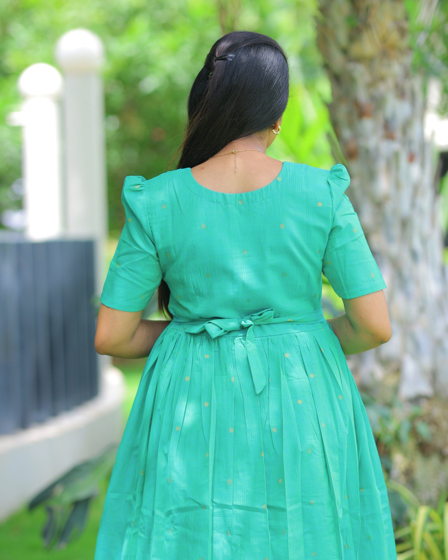 Mythili | Maternity Maxi with Full Lining [Double Side Zips] - Only S Size