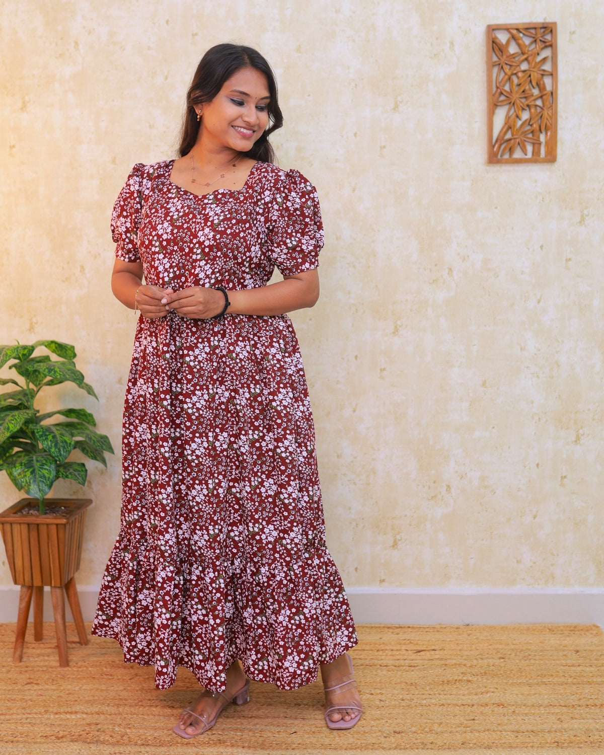 Tiny Floral | Maternity Kurti with Lining - RESTOCKED