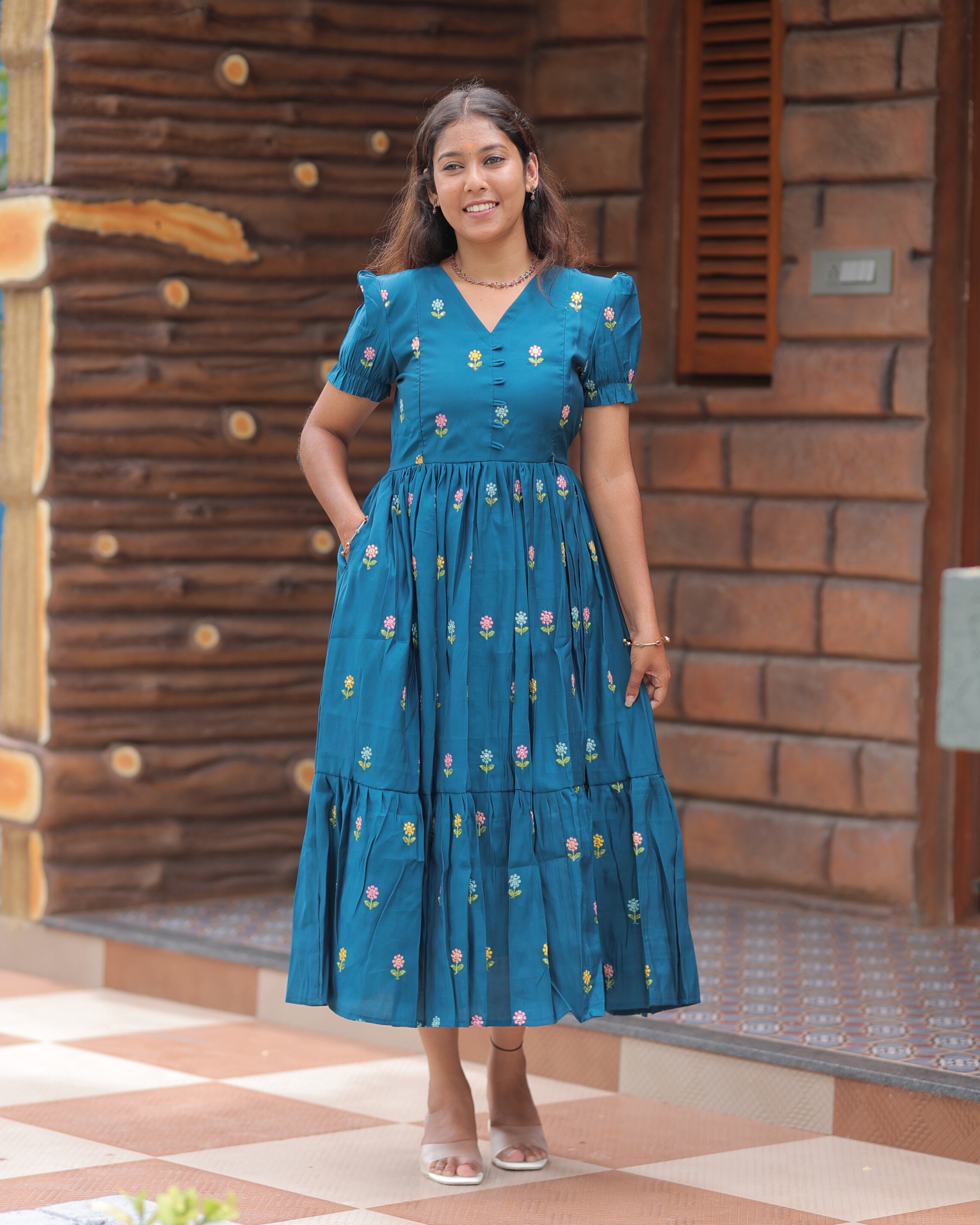 Roman Silk V2 | Maternity Maxi with Full Lining [Double Side Zips]
