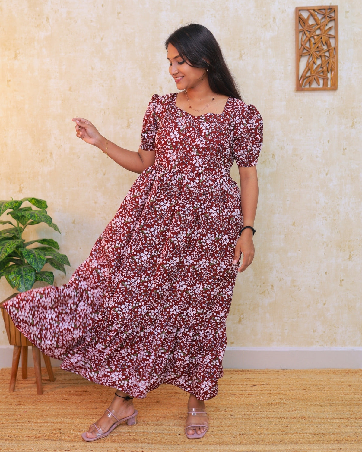 Tiny Floral | Maternity Kurti with Lining - RESTOCKED