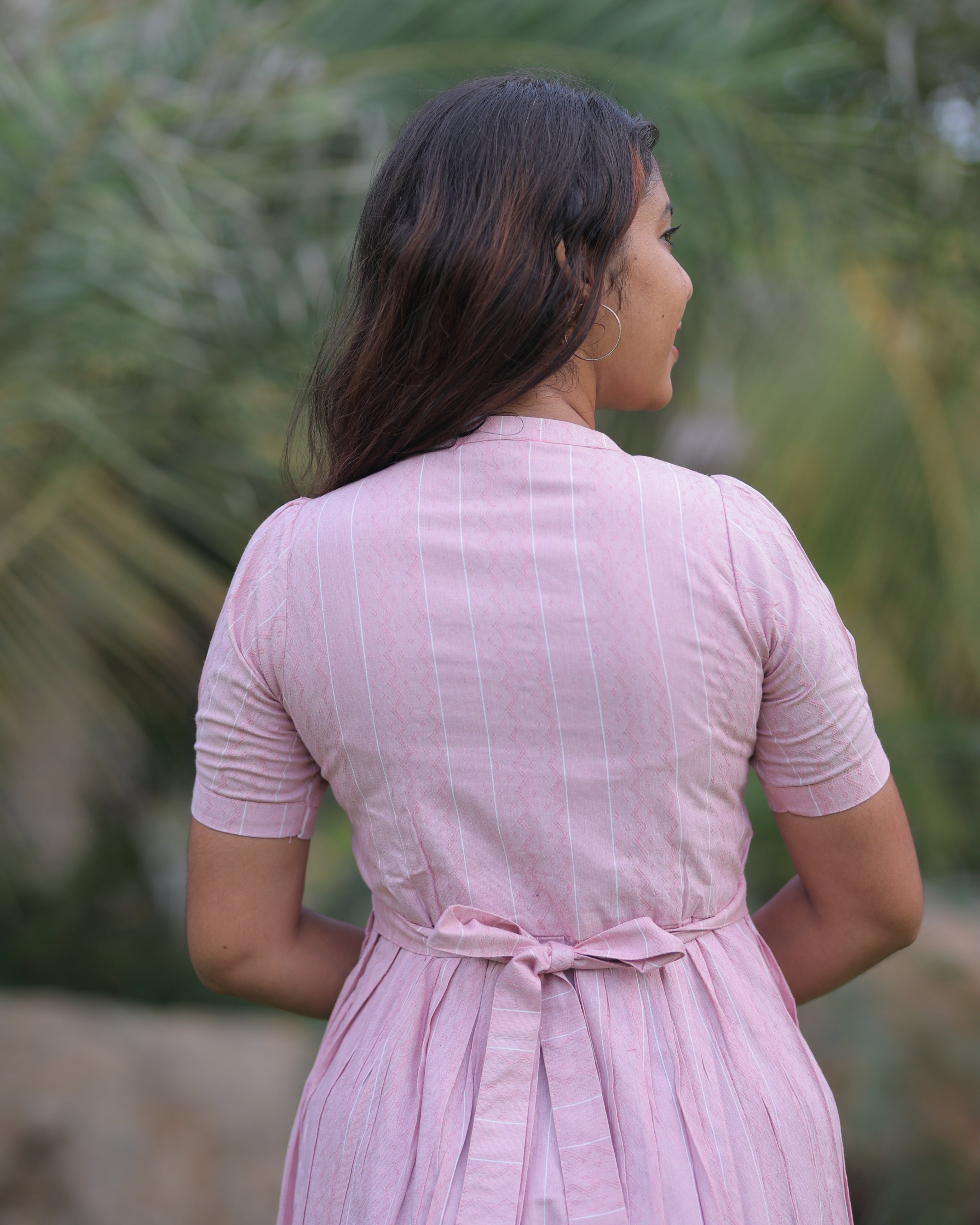 Ziva_V6 Maternity Maxi with Top Lining [Double Side Zips]