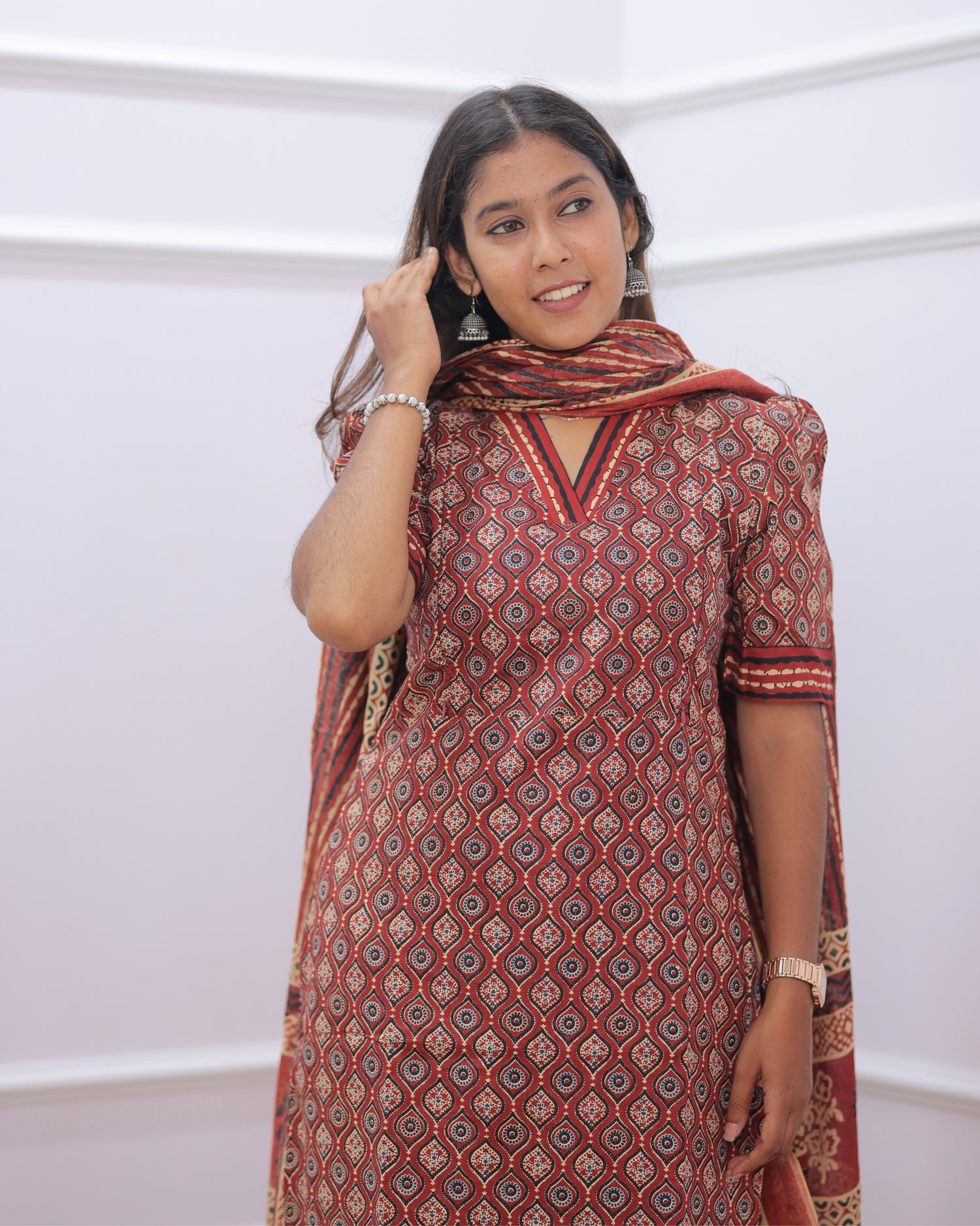 Niva | Maternity Kurti with Lining [TOP + PANT + DUPATTA]