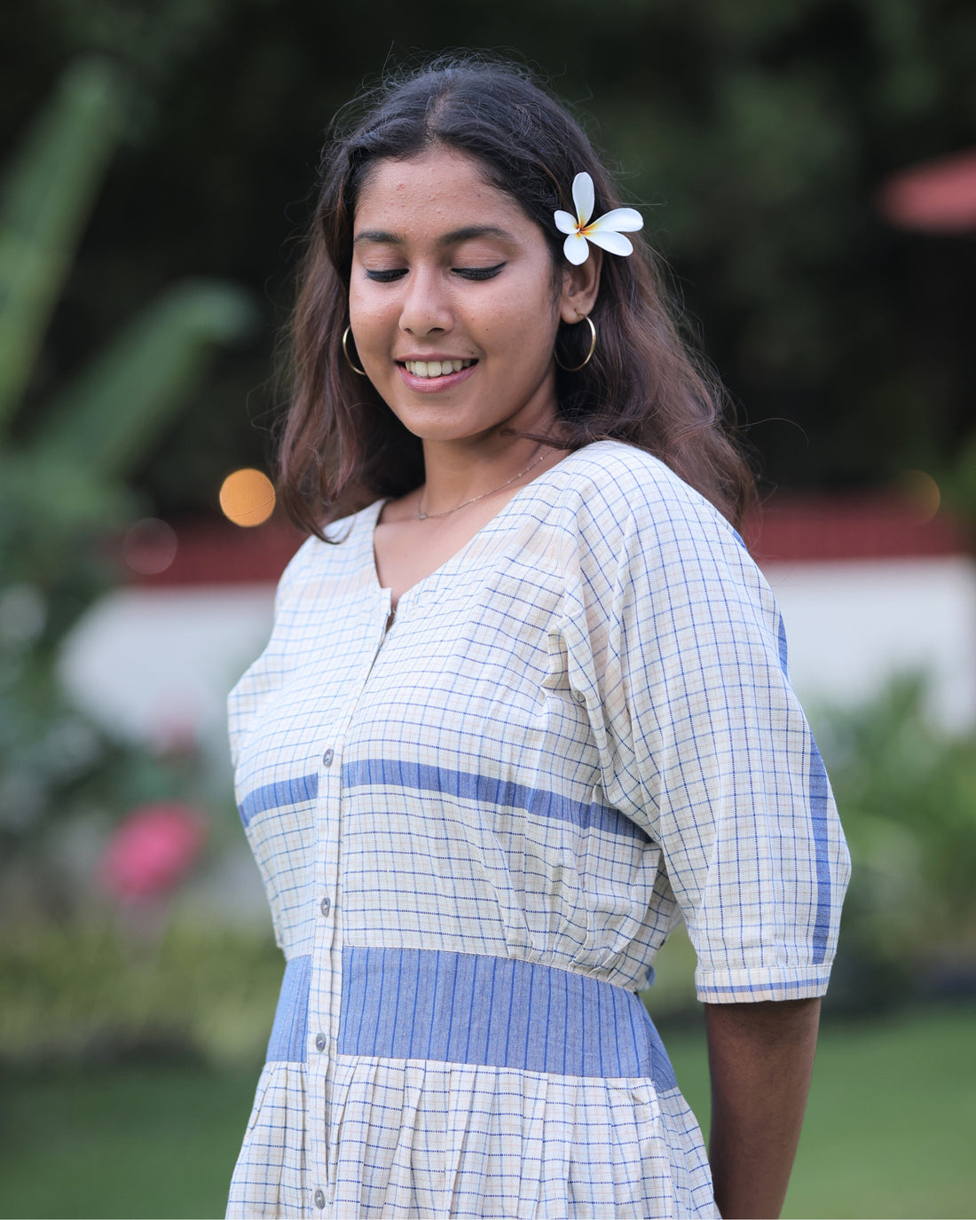 Kaftan Maternity Maxi [Center Button]