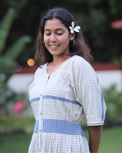 Kaftan Maternity Maxi [Center Button]