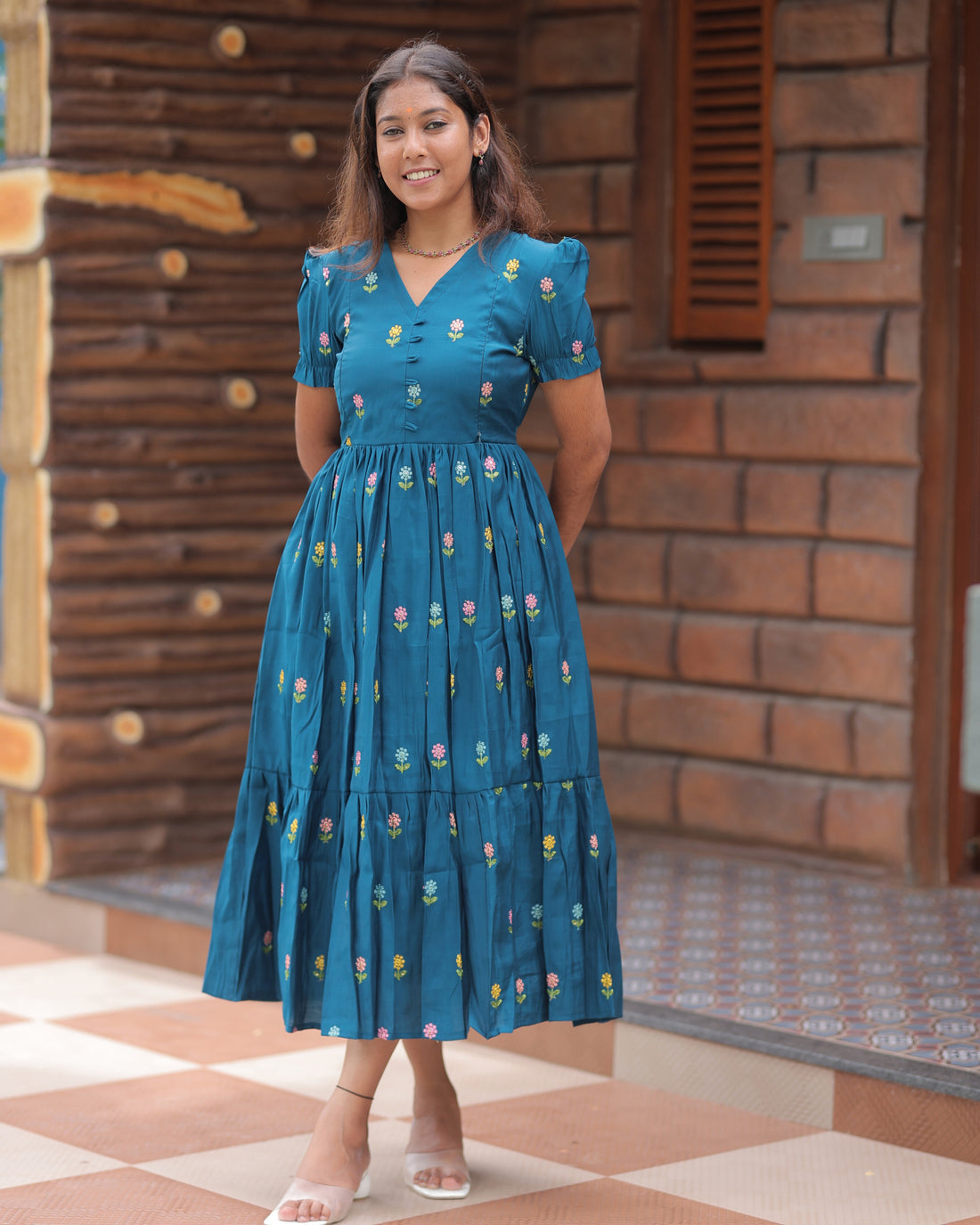 Roman Silk V2 | Maternity Maxi with Full Lining [Double Side Zips]