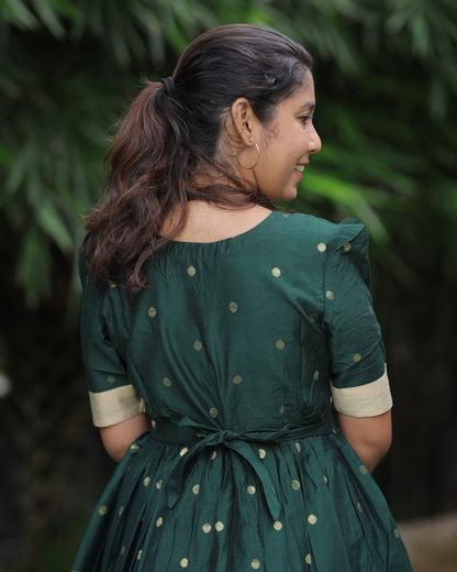 Ezhilarasi | Maternity Maxi with Full Lining [Double Side Zips]