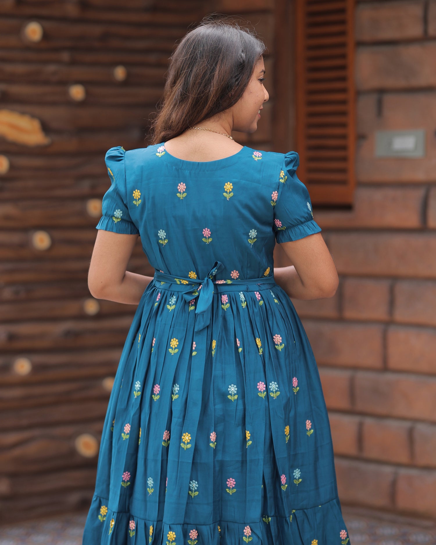 Roman Silk V2 | Maternity Maxi with Full Lining [Double Side Zips]