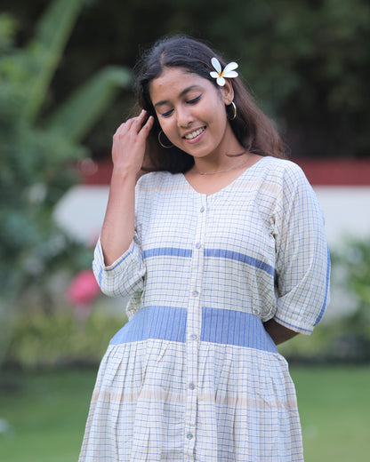 Kaftan Maternity Maxi [Center Button]