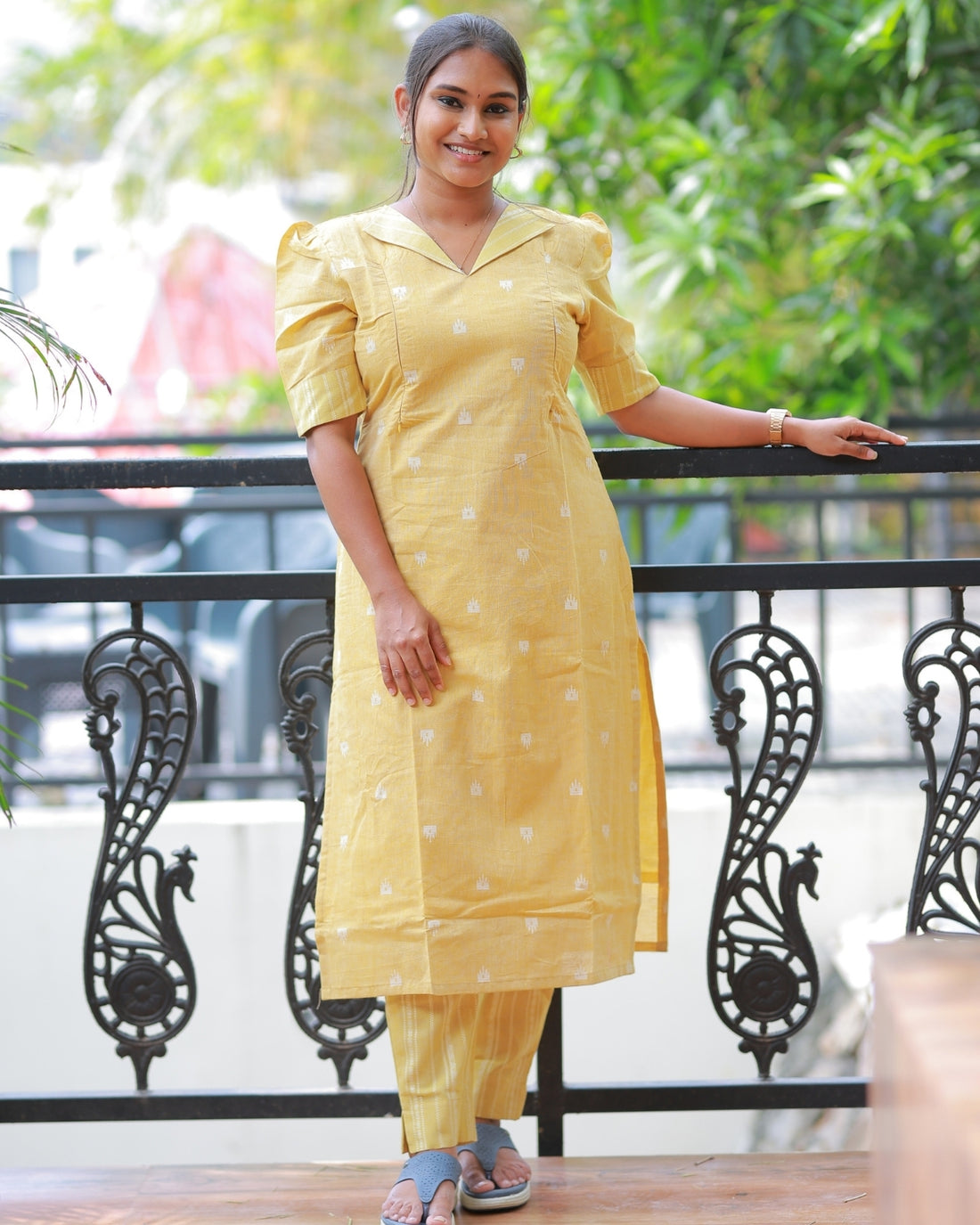Yellow-KIA | Maternity Kurta Set with Lining