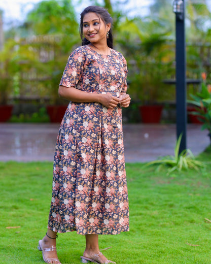 Kaviya | Maternity Kurti with Lining