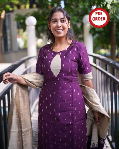 Vasuki | Maternity Kurti with Lining [TOP + PANT + DUPATTA] - DISPATCH DATE_SEP 30