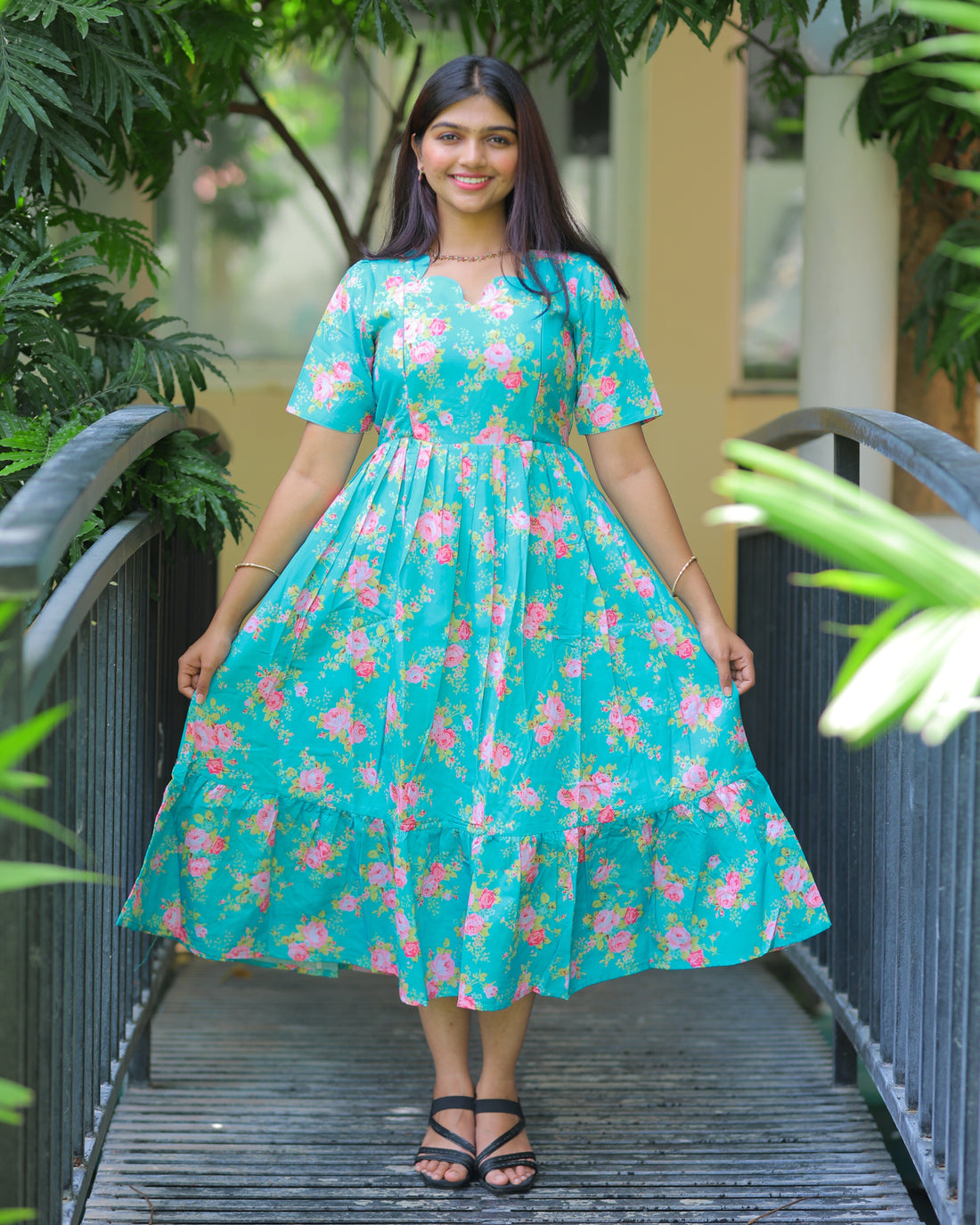 Aarathi | Maternity Maxi [Double Side Zips]