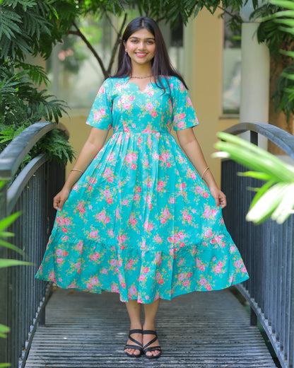 Aarathi | Maternity Maxi [Double Side Zips]
