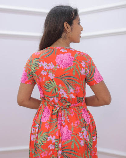Ovia | Zipless Maternity Dress - Normal Sleeves | Full Length