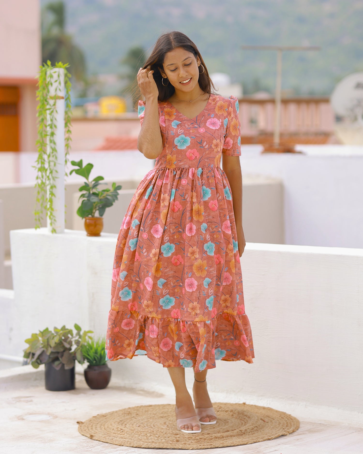 Aayana | Maternity Maxi with Full Lining [Double Side Zips]