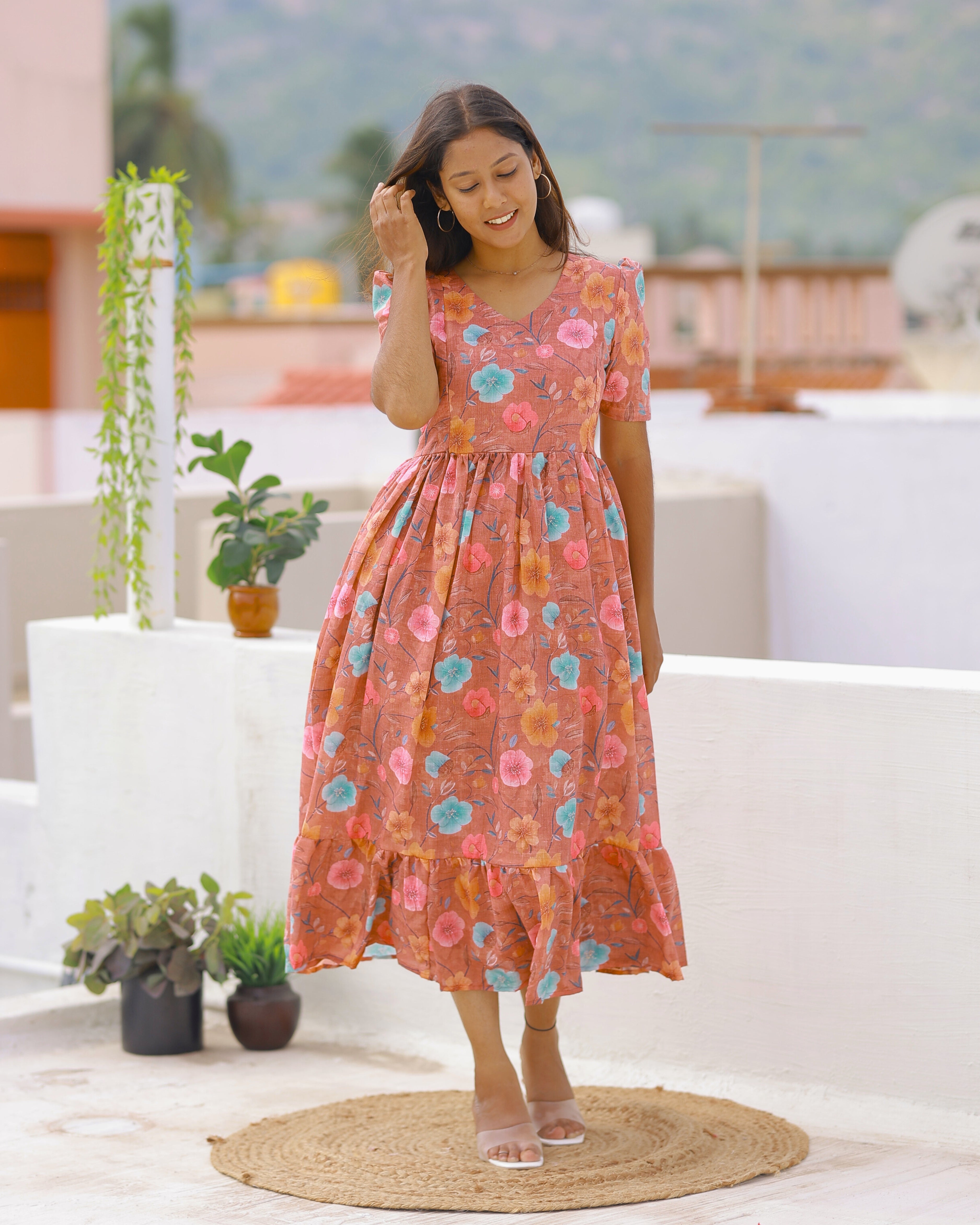 Aayana | Maternity Maxi with Full Lining [Double Side Zips]