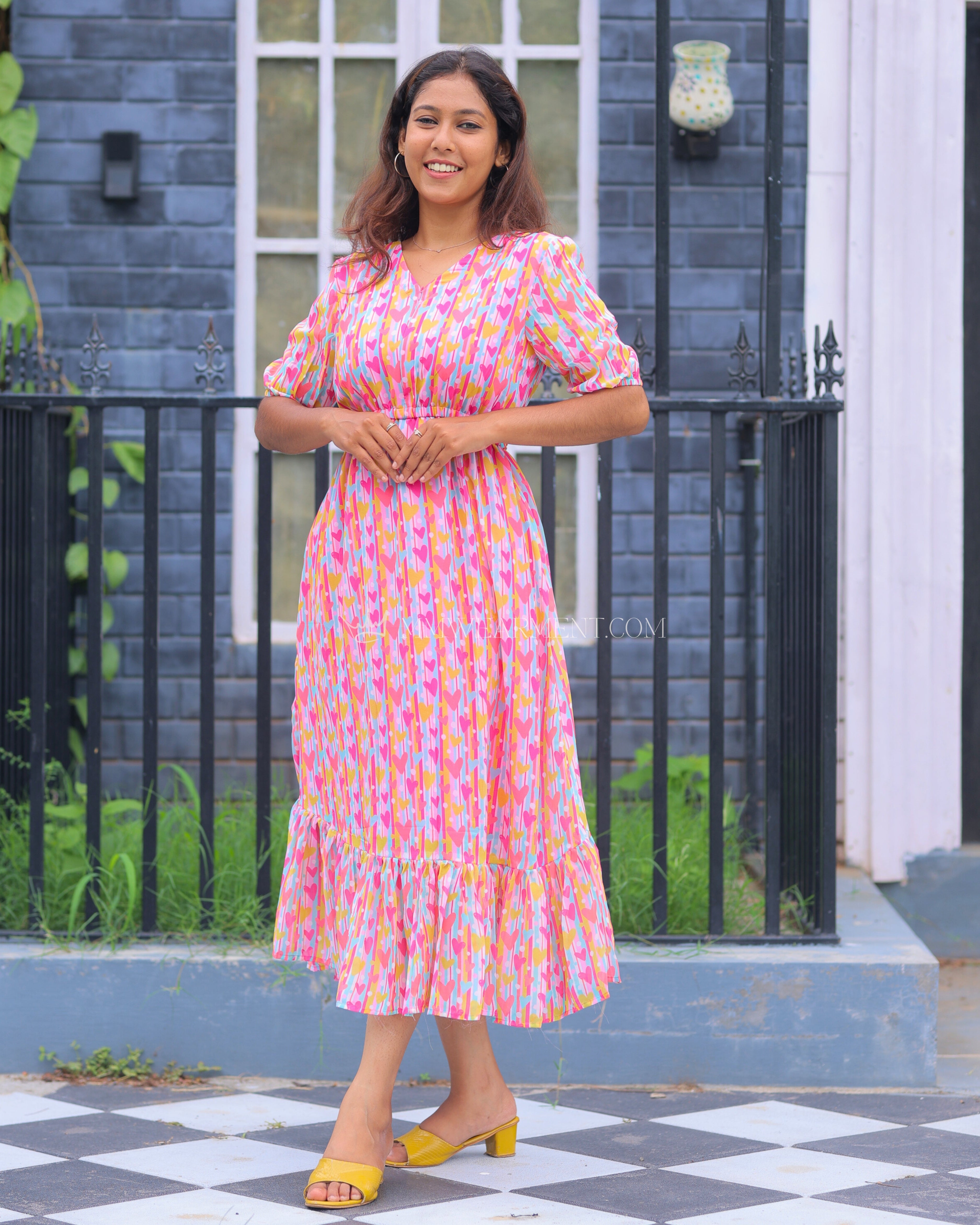 Pinterest Heartin Maxi with Lining [Center Zip]