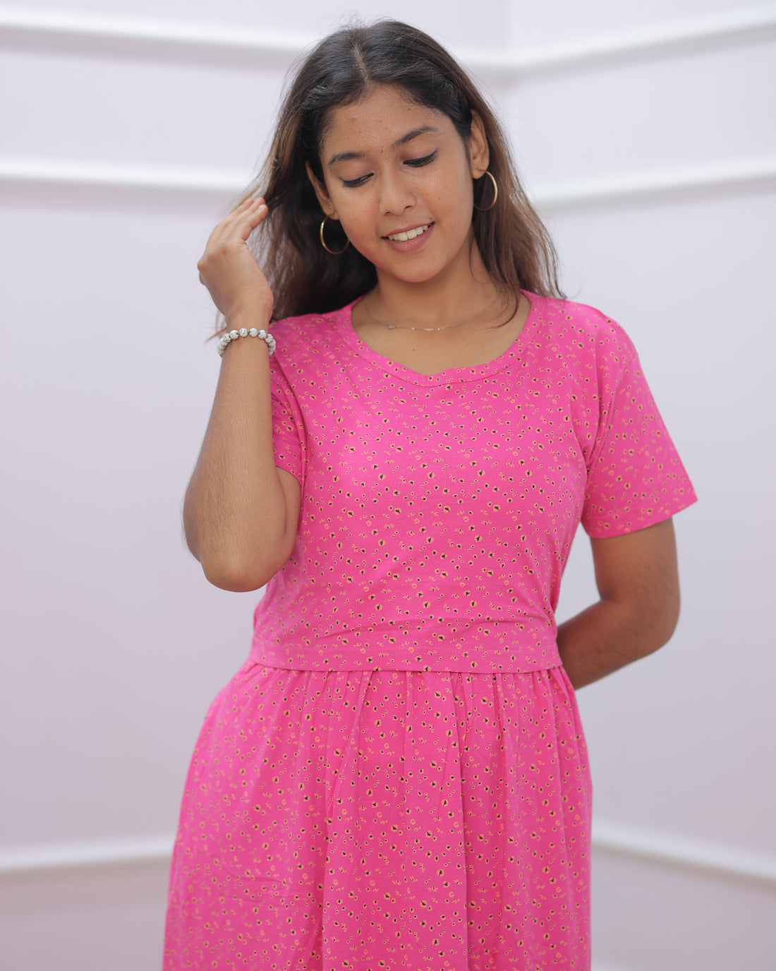 Sachee | Zipless Maternity Dress - Normal Sleeves | Full Length