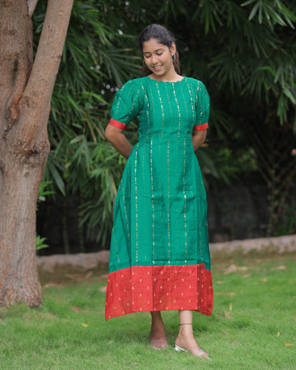 Andal | Maternity Maxi with Full Lining [Double Side Zips]