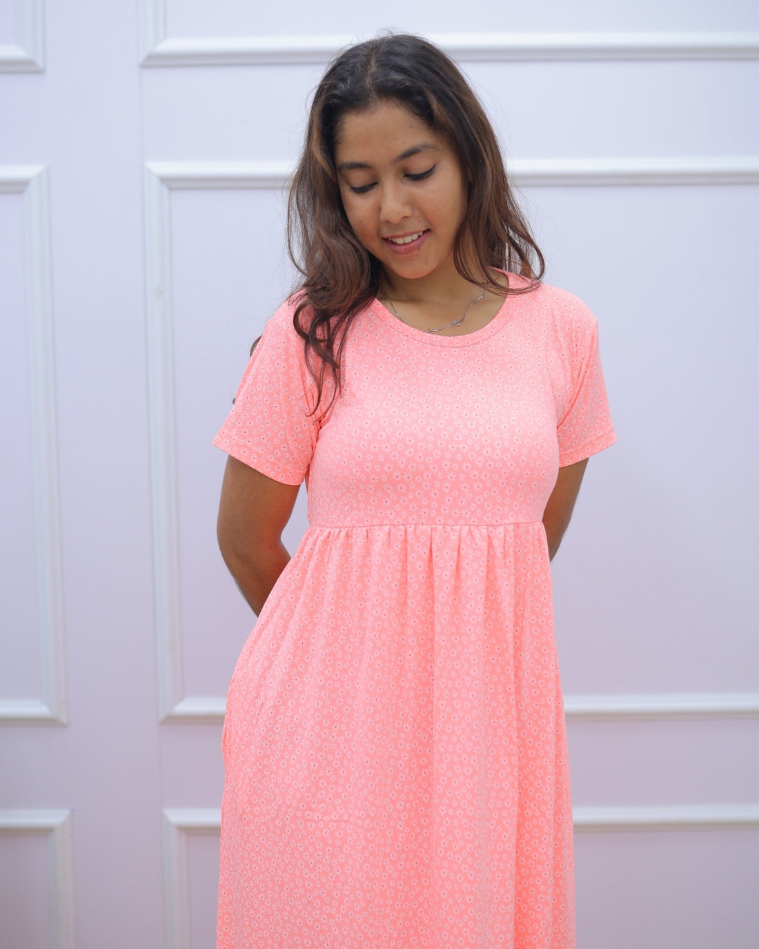 Ravina | Casual Non-Maternity Loungewear - Puff Sleeve | Full Length