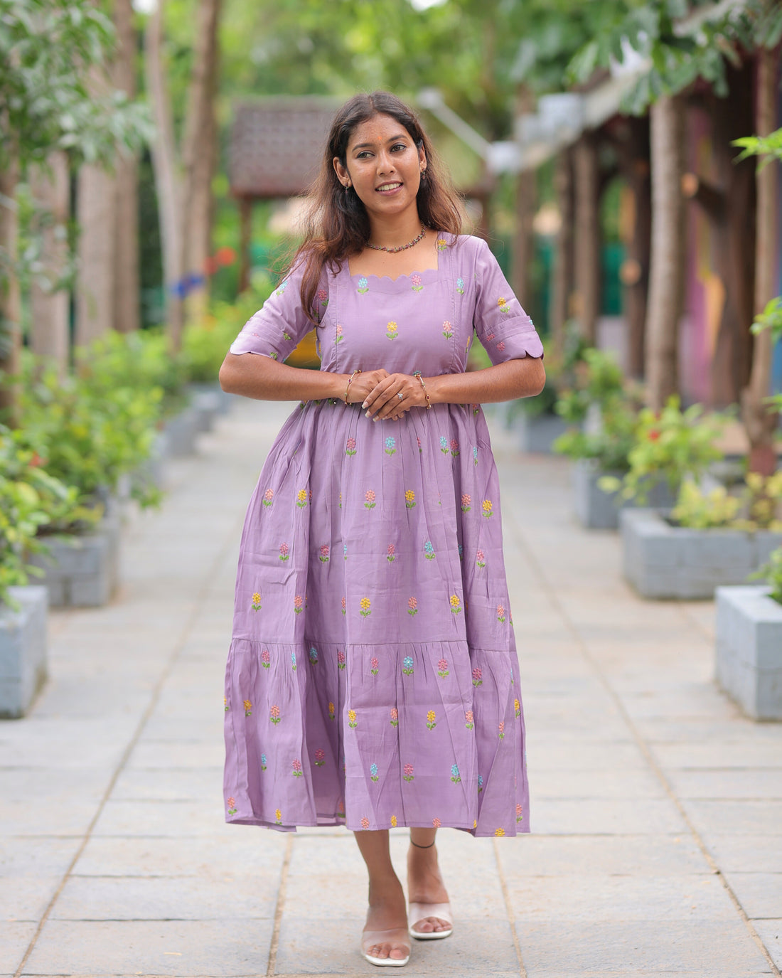 Roman Silk V5 | Maternity Maxi with Full Lining [Double Side Zips]