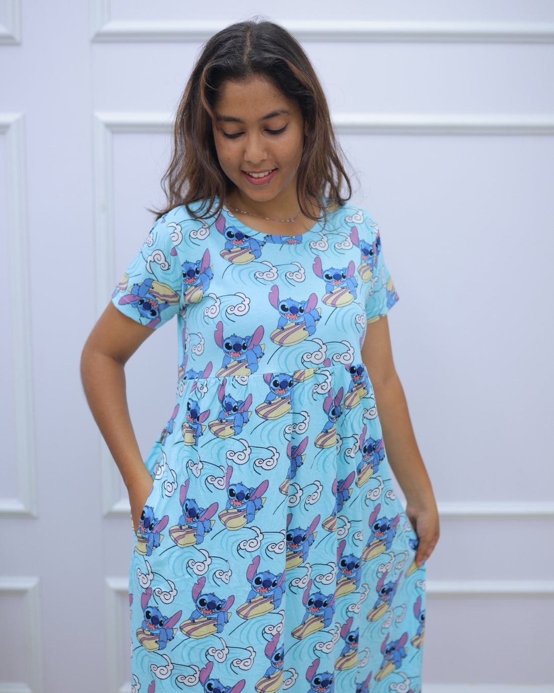Rupal | Casual Non-Maternity Loungewear - Puff Sleeve | Full Length