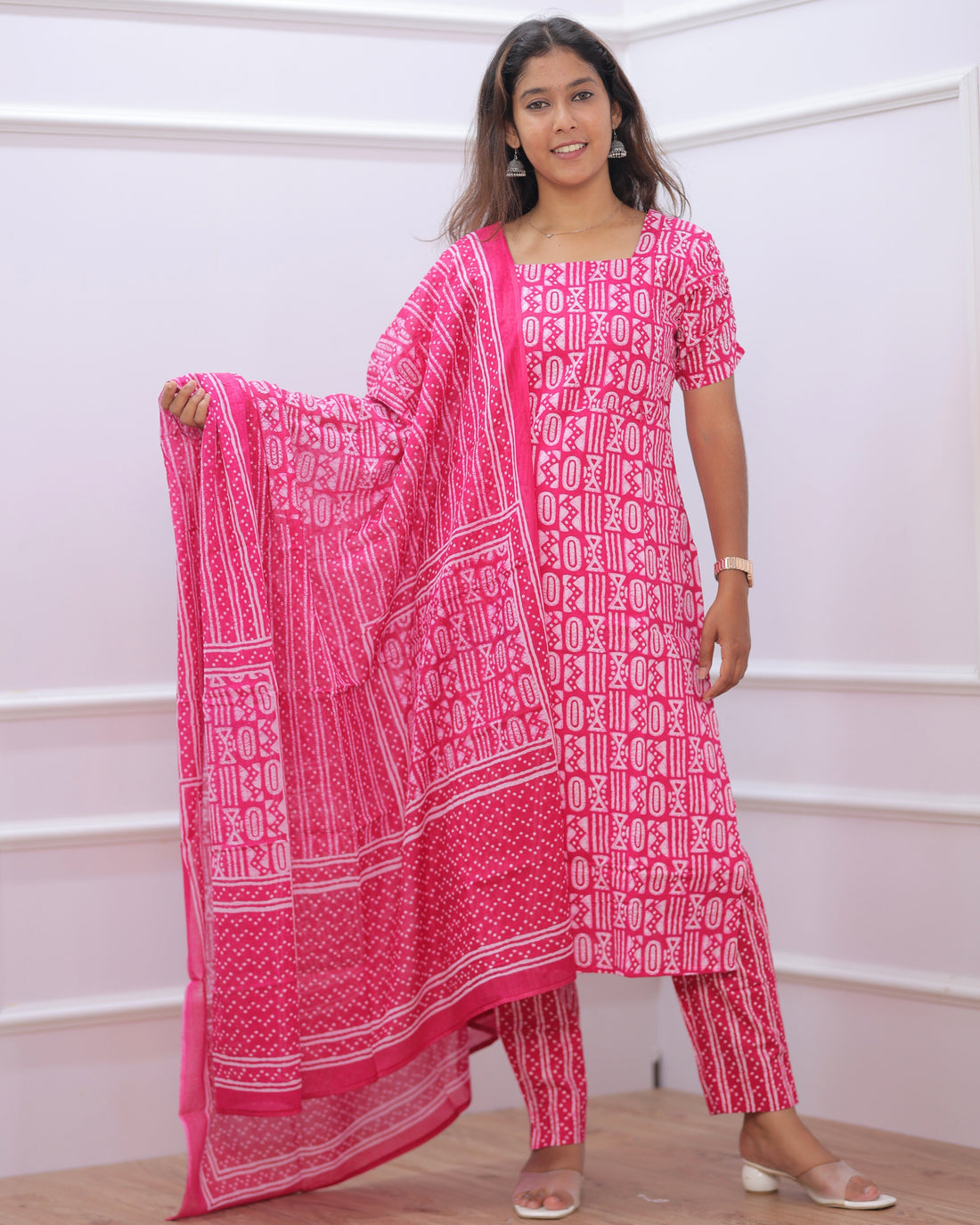 Jovika | Maternity Kurti with Lining [TOP + PANT + DUPATTA]