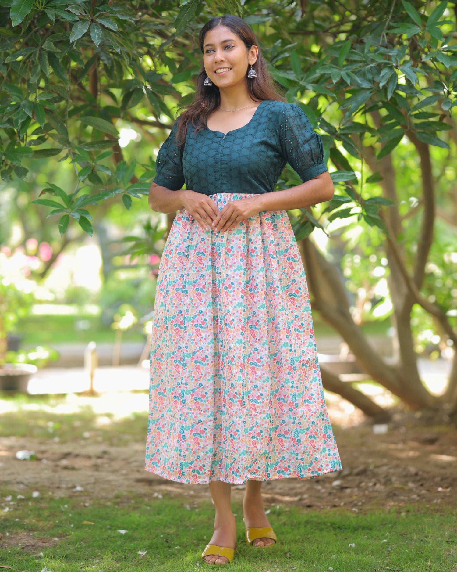 Yara V2 | Maternity Maxi with Lining [Center Zip]