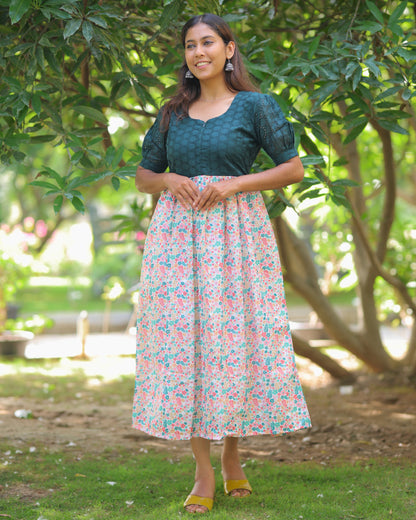 Yara V2 | Maternity Maxi with Lining [Center Zip]