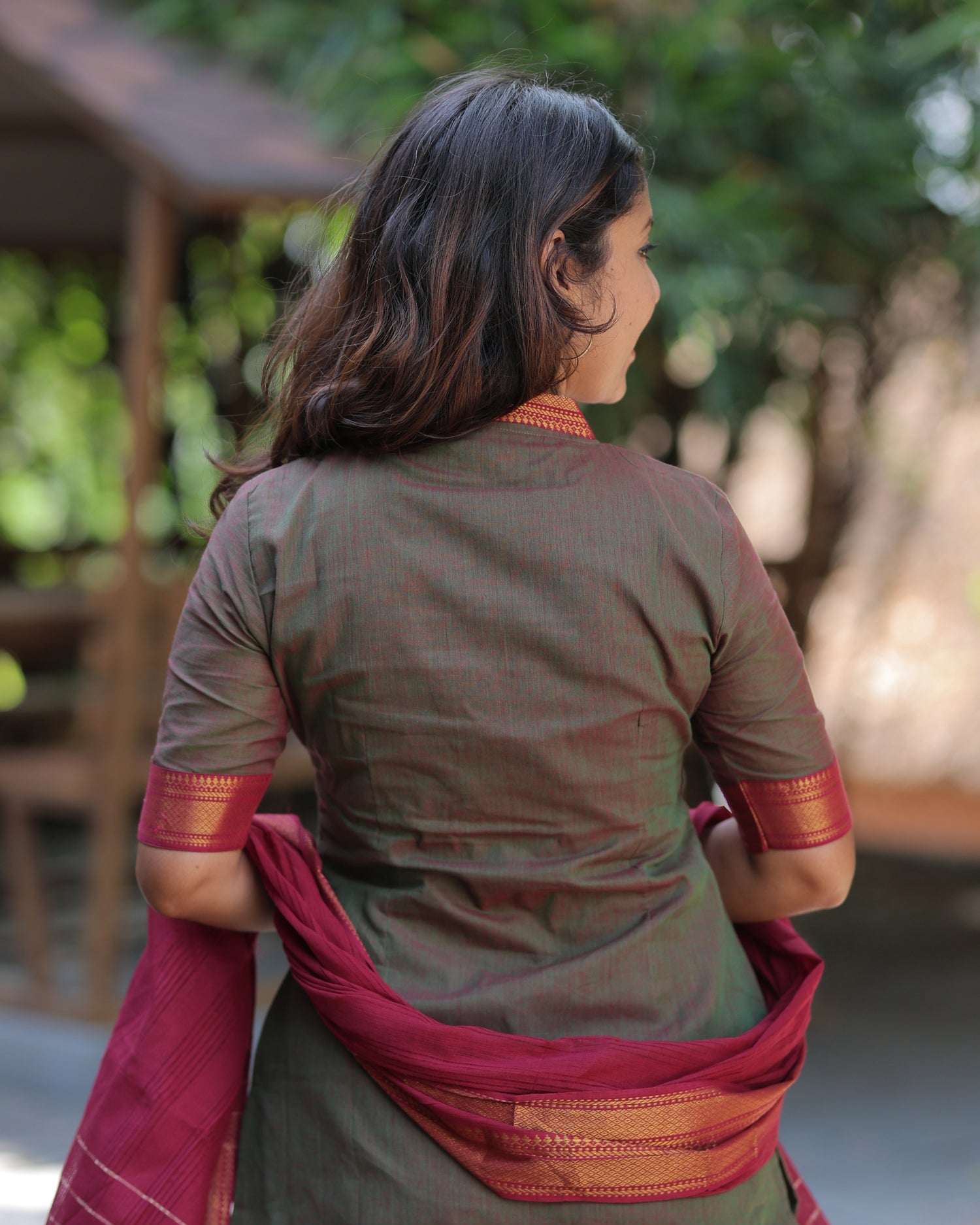 Mangalagiri V3 | Maternity Kurti with Lining [TOP + PANT + DUPATTA]
