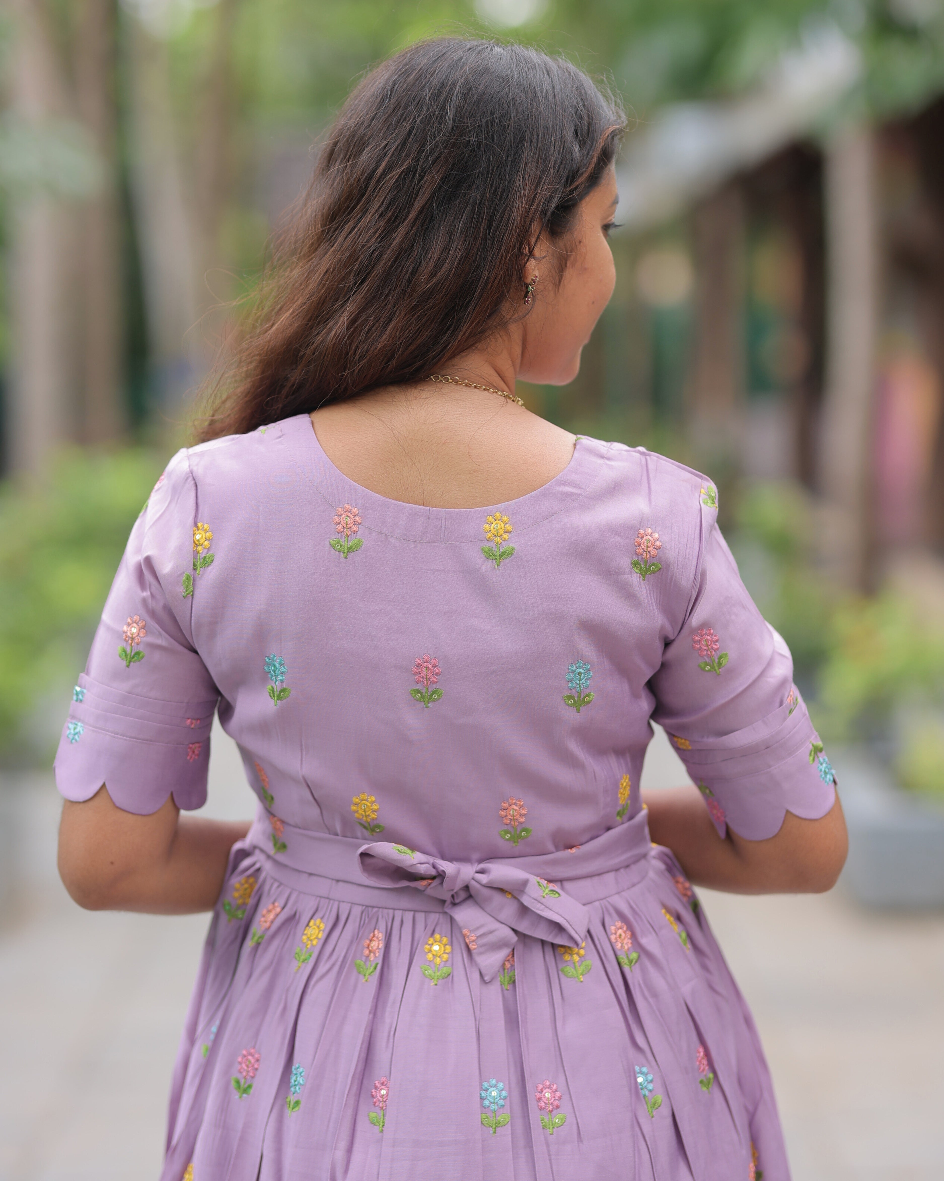 Roman Silk V5 | Maternity Maxi with Full Lining [Double Side Zips]