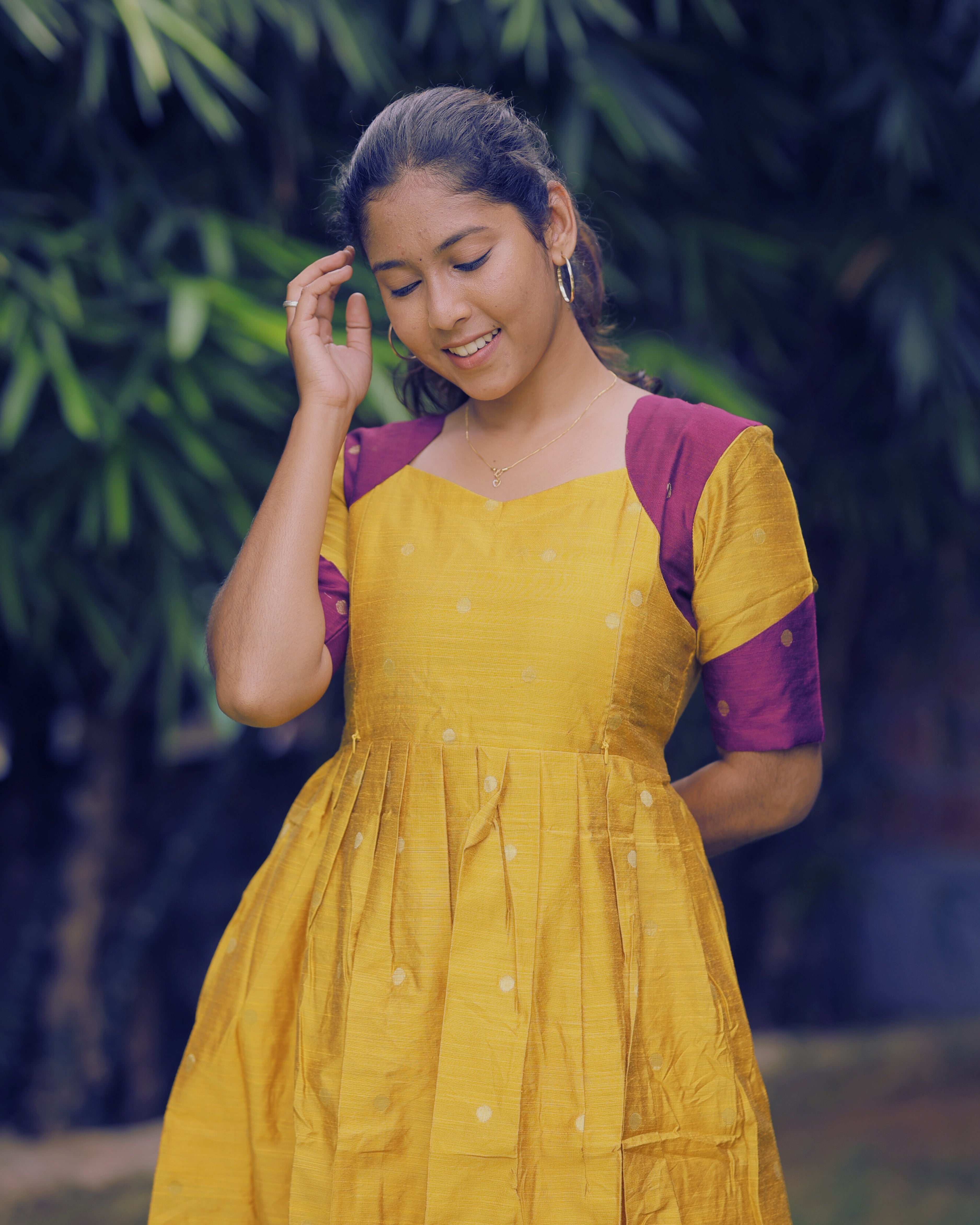 Sangavai | Maternity Maxi with Full Lining [Double Side Zips]