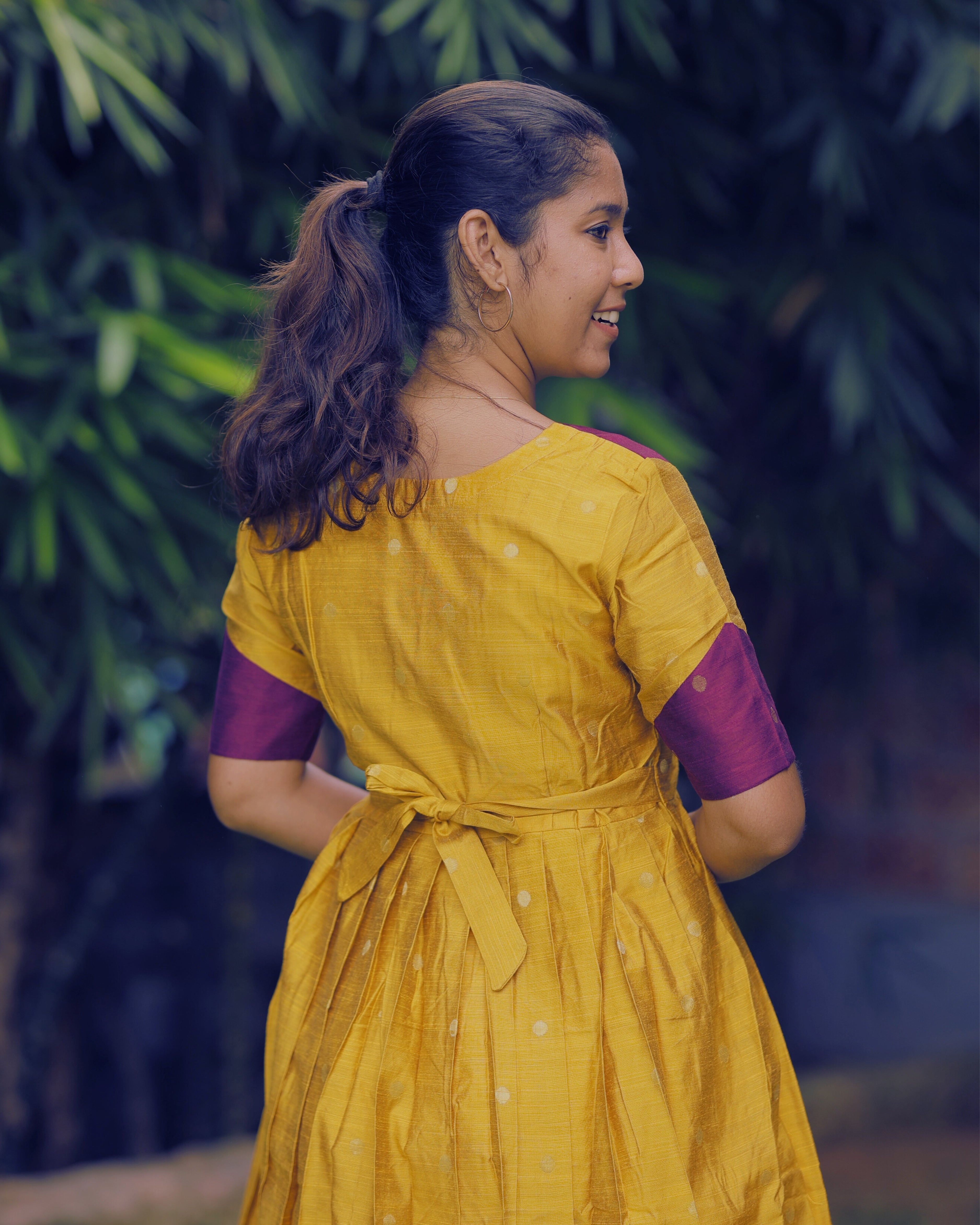 Sangavai | Maternity Maxi with Full Lining [Double Side Zips]