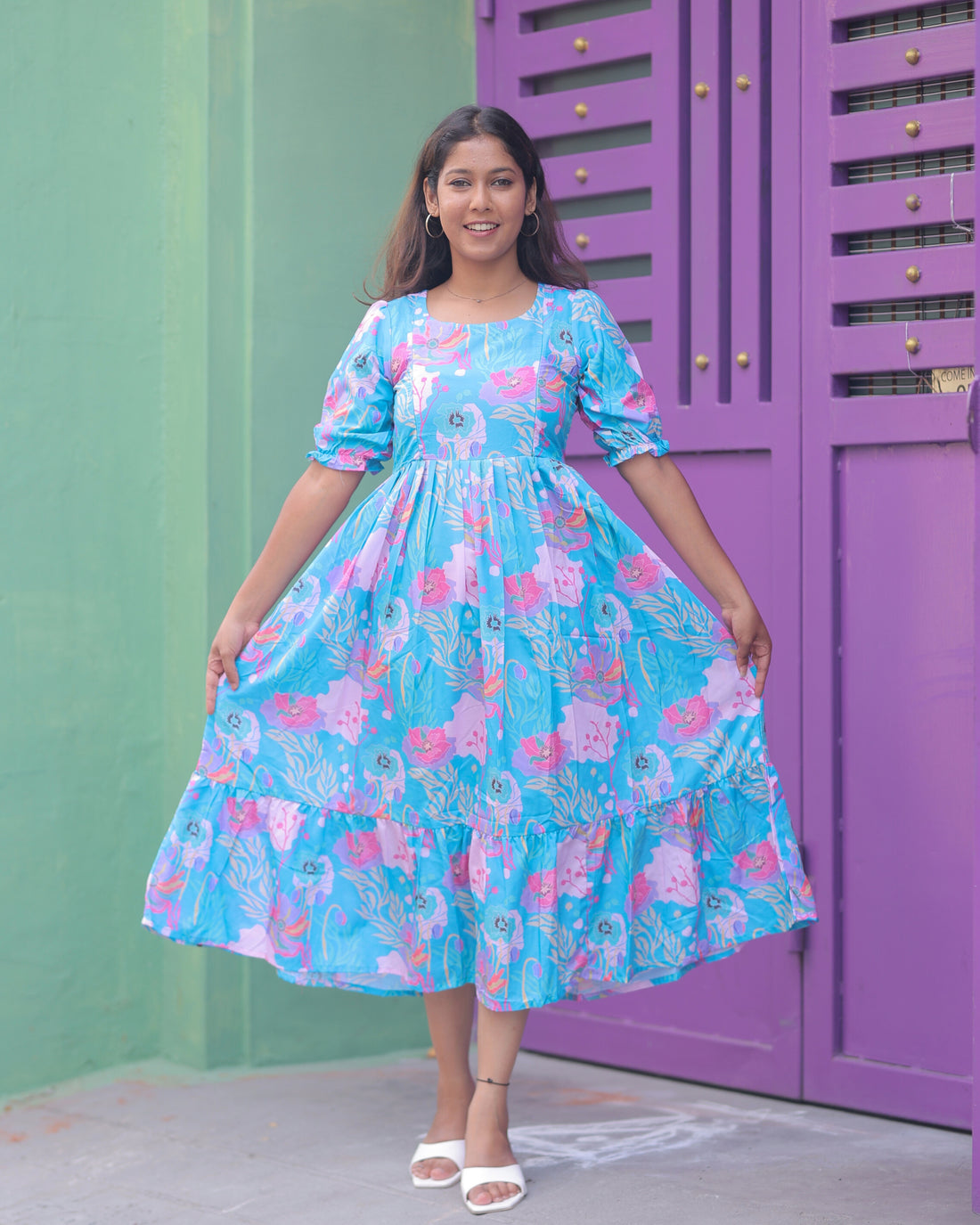 Sowmi | Maternity Maxi [Double Side Zips]