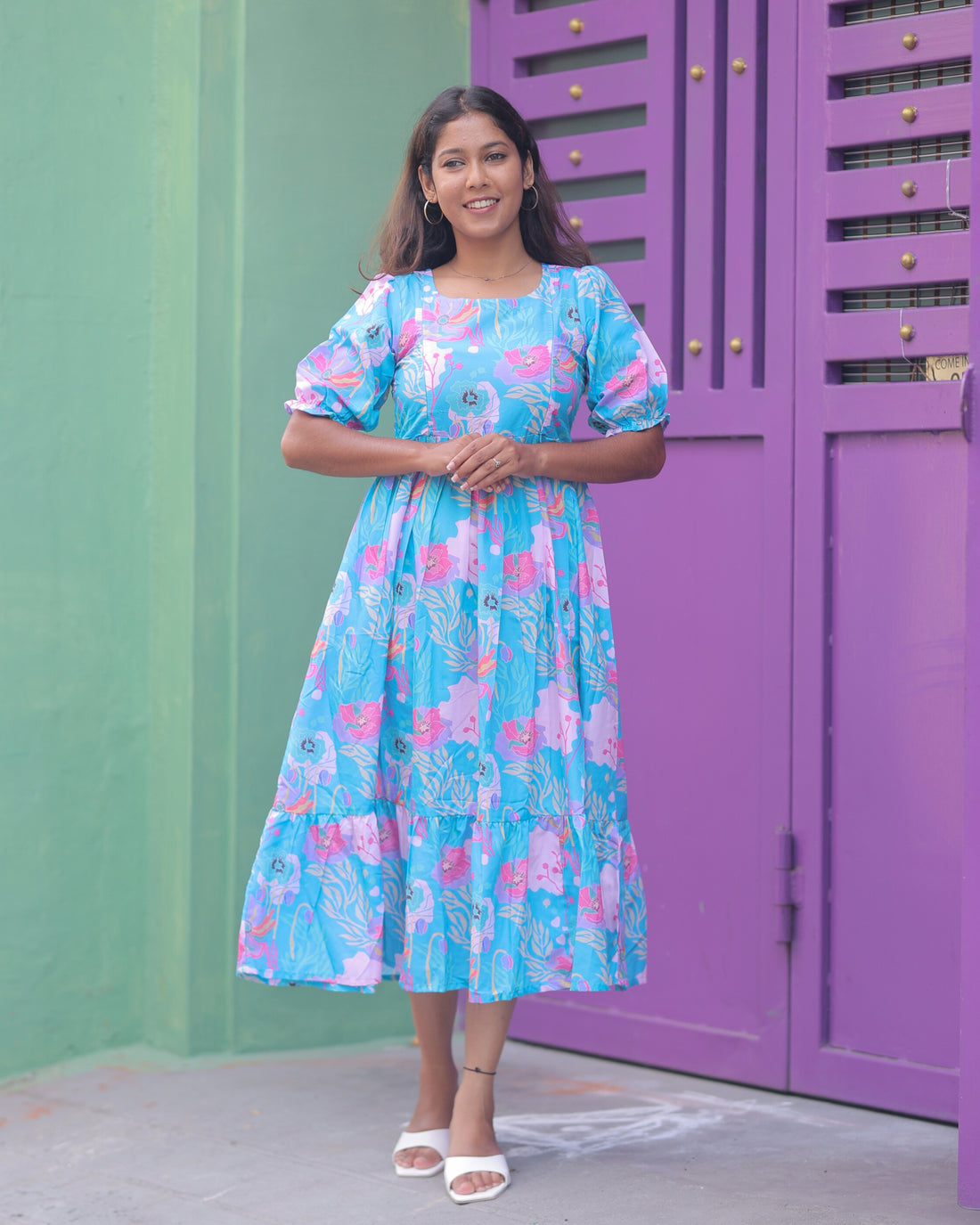 Sowmi | Maternity Maxi [Double Side Zips]