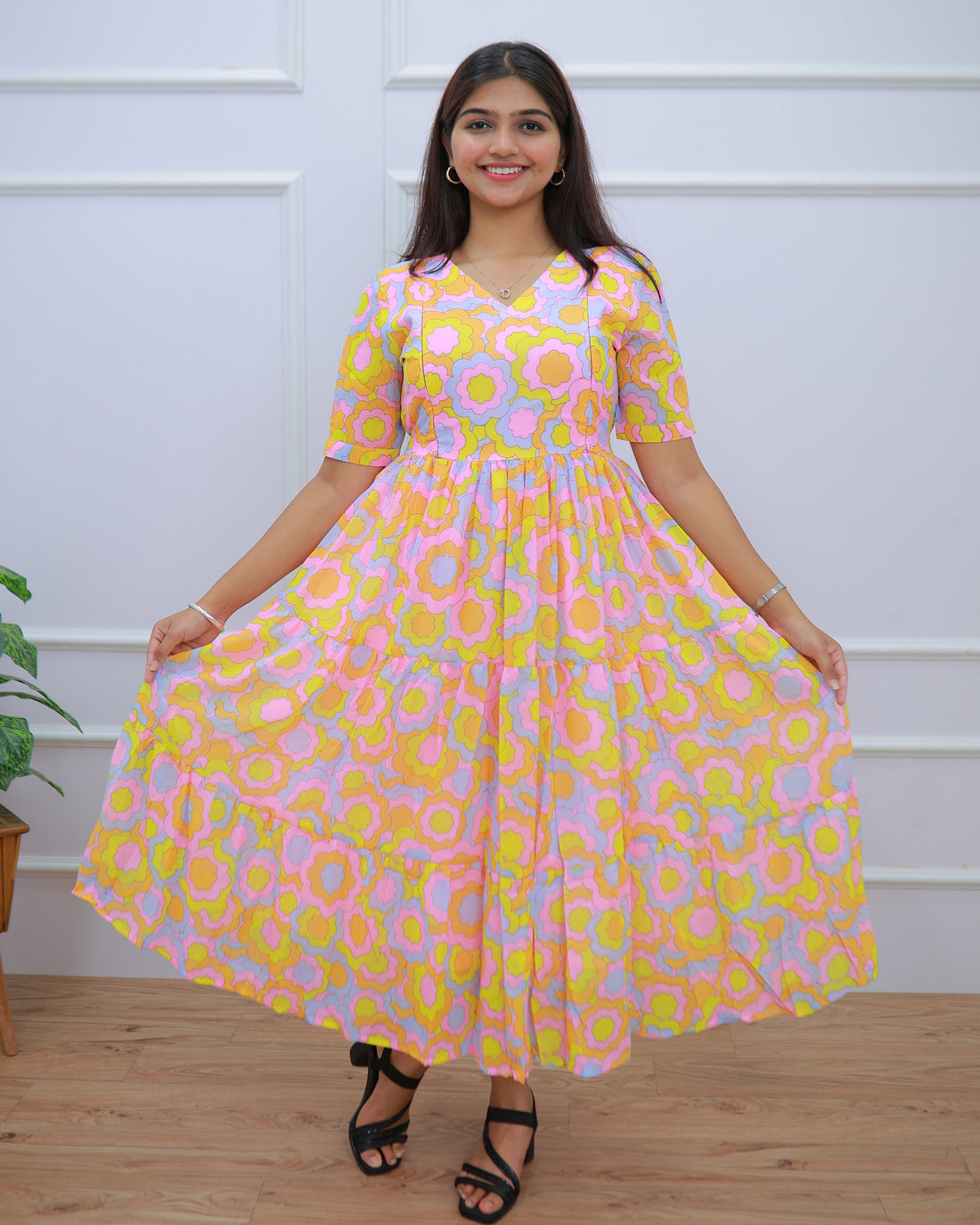 Happie | Maternity Maxi with Full Lining [Double Side Zips]