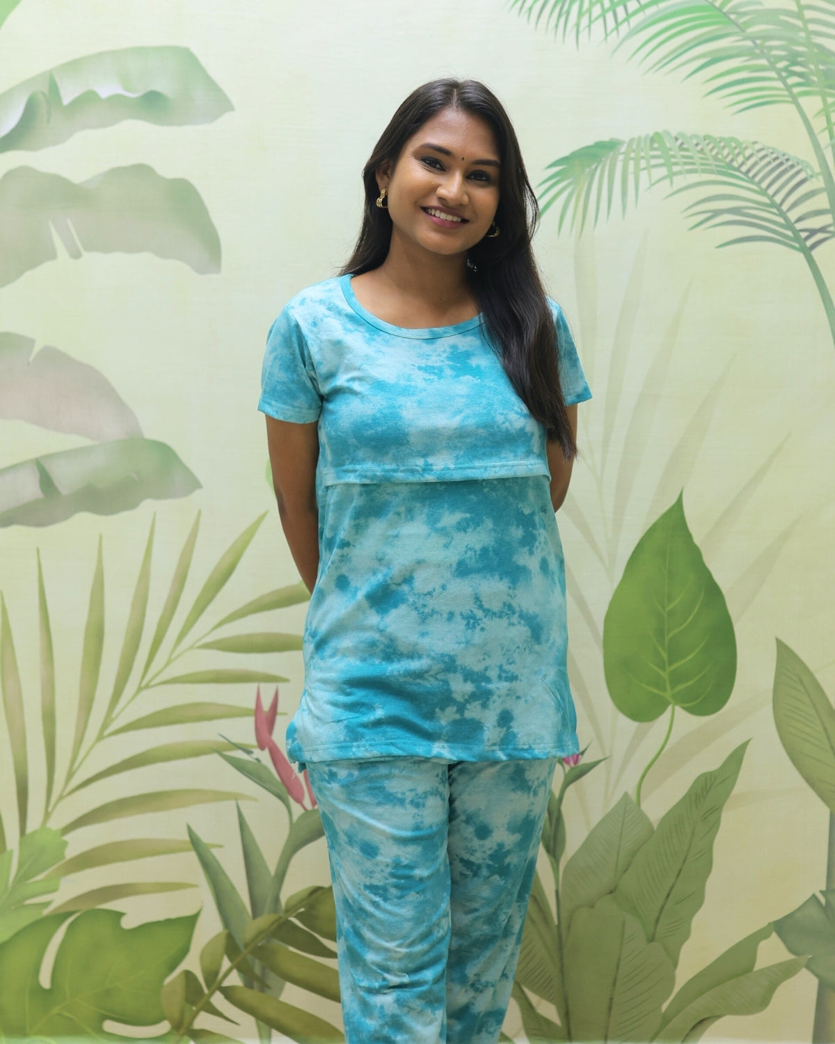 Anjali | Zipless Feeding Pant Set