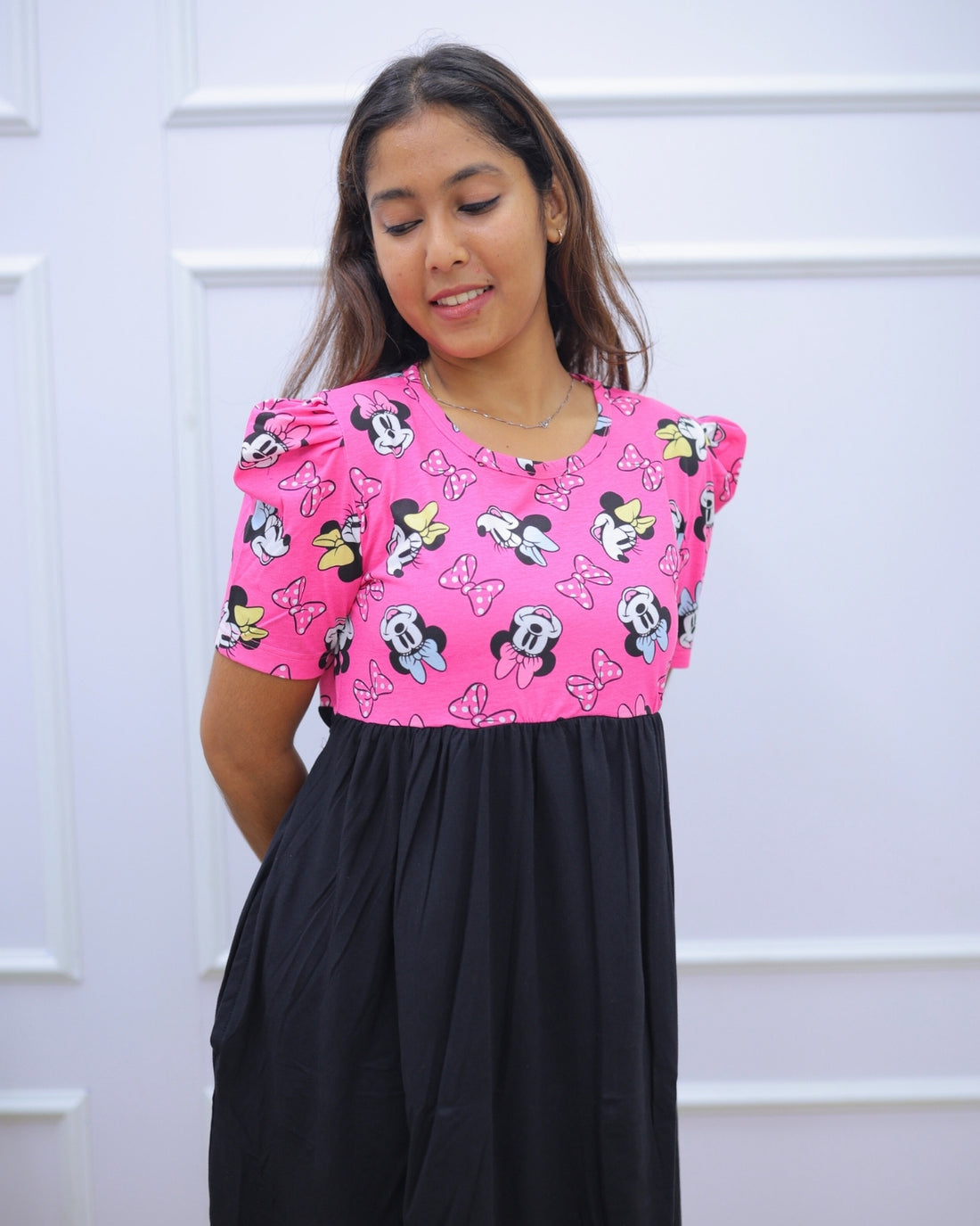Wamika | Casual Non-Maternity Loungewear - Puff Sleeve | Full Length