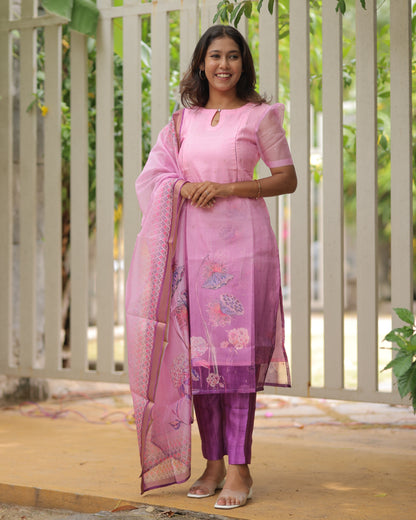 Yurekha | Maternity Kurti with Lining [TOP + PANT + DUPATTA]