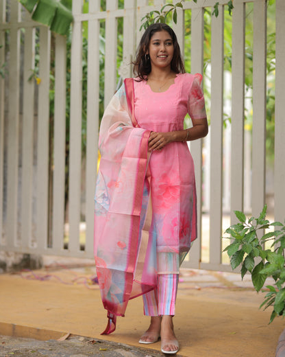 Susmi | Maternity Kurti with Lining [TOP + PANT + DUPATTA]