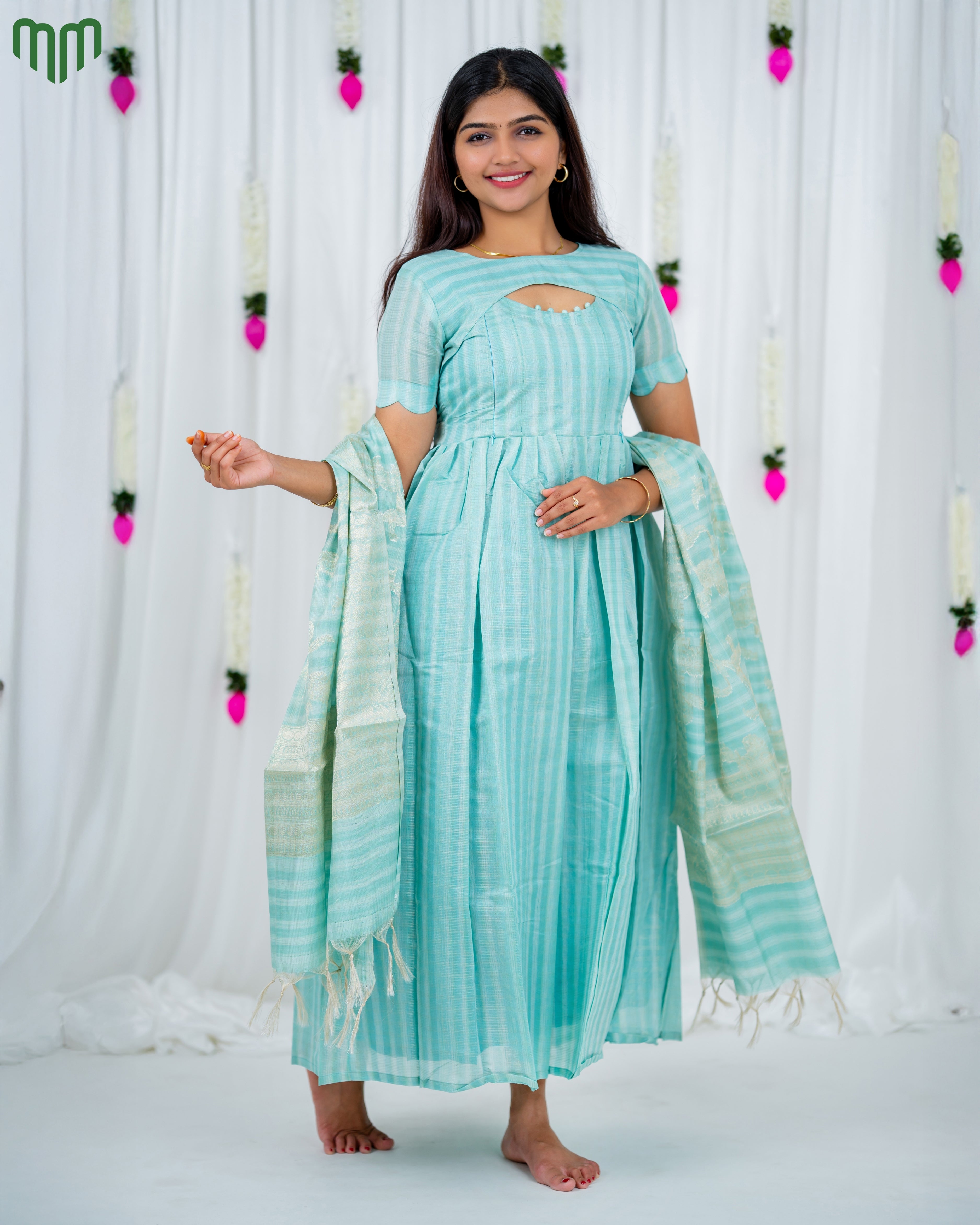 Banaras_V1 Maternity Maxi