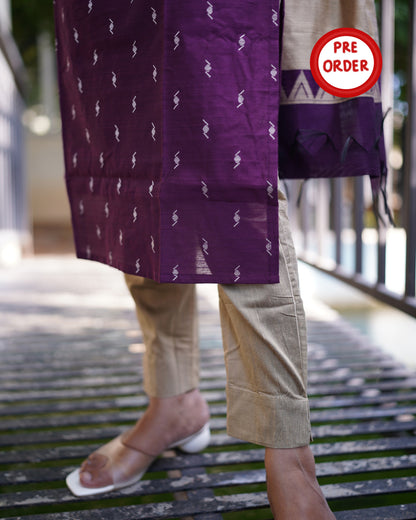 Vasuki | Maternity Kurti with Lining [TOP + PANT + DUPATTA] - DISPATCH DATE_SEP 30