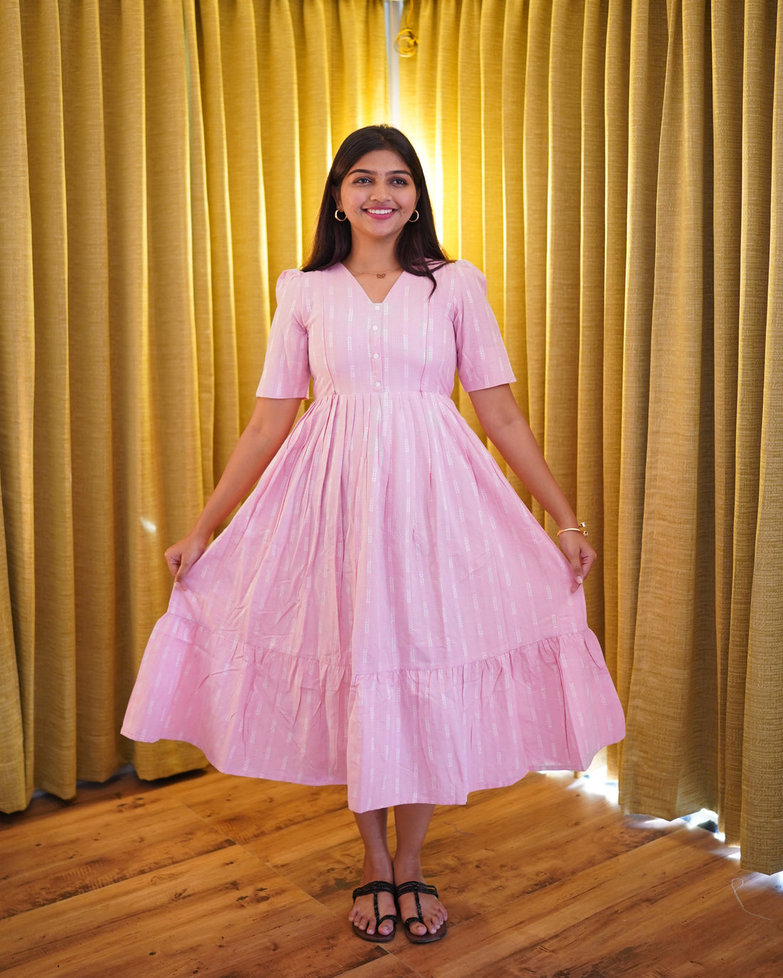 Diya_V3 | Maternity Maxi with Top Lining [Double Side Zips] - DISPATCH DATE _ SEP 01