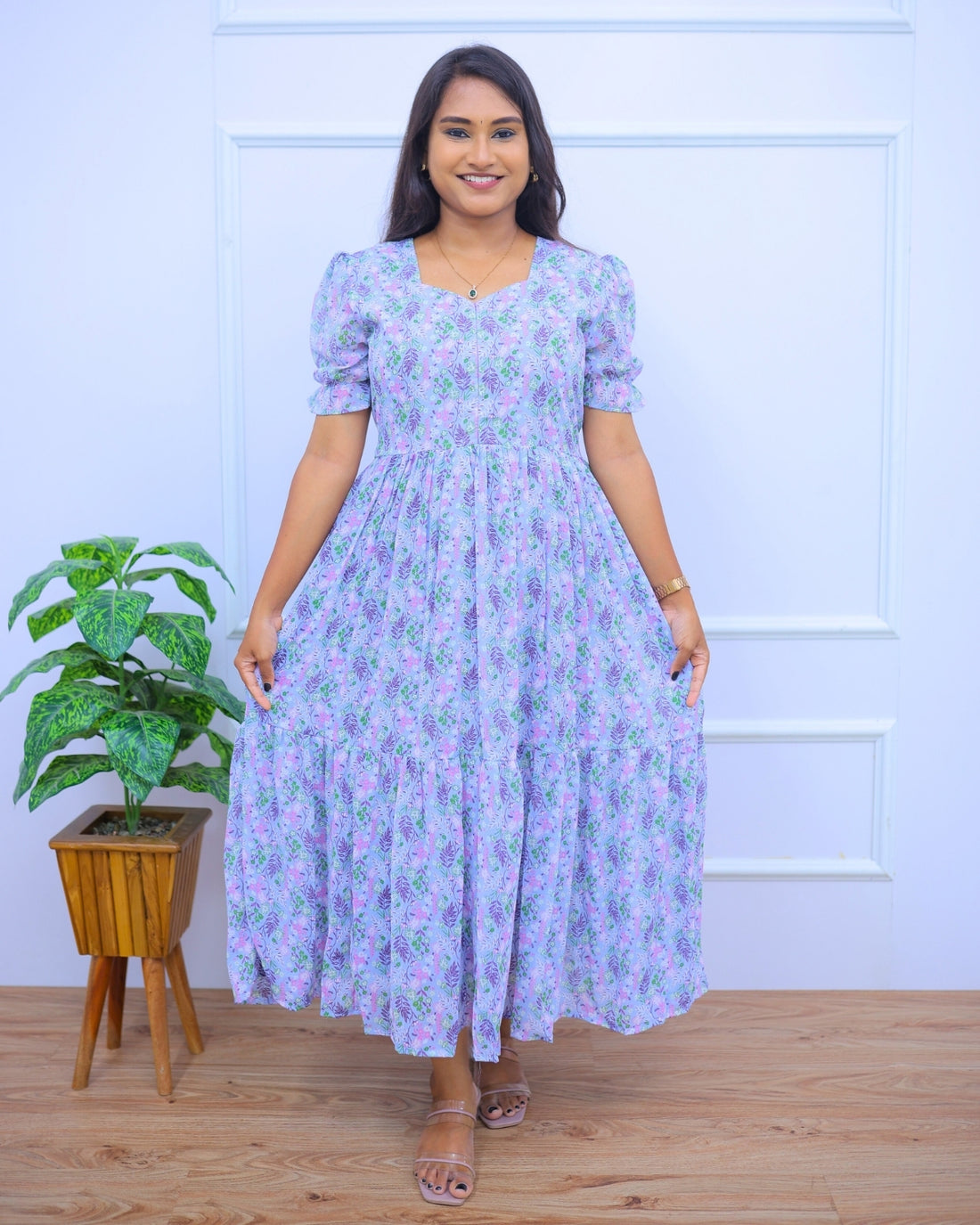 Vennila | Maternity Kurti with Lining [CENTER ZIP]