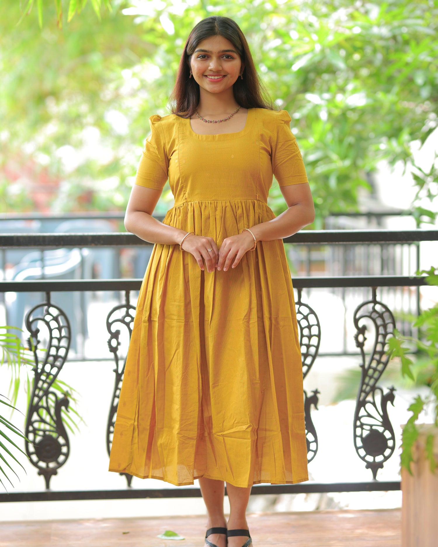 Aditi | Maternity Maxi with Full Lining [Double Side Zips]